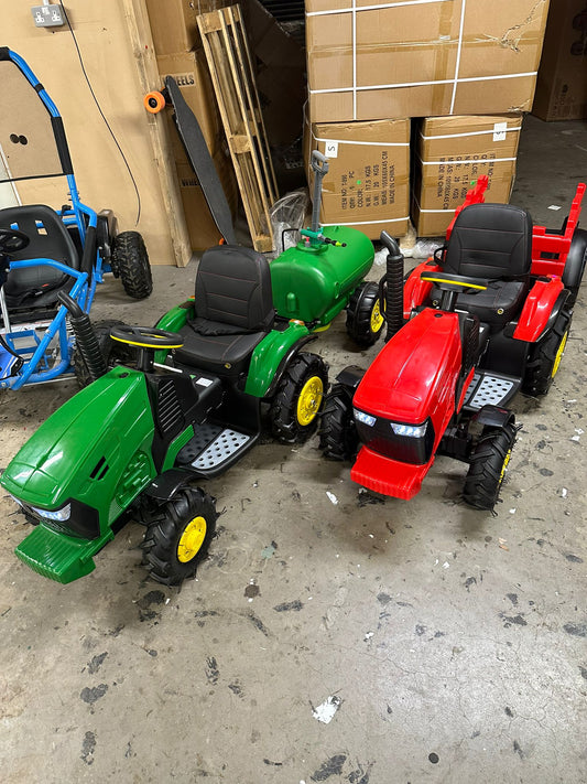 HB Tractor with Trailer/water tank (john derre style)